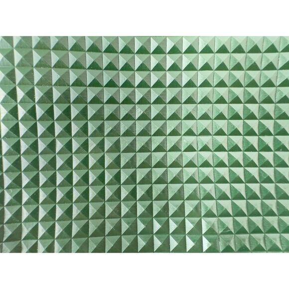 5/$20 NWOT Ipsy Glam Bag August 2019 Green Textured Geometric Pattern Makeup Bag - Picture 3 of 4